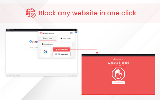 Website Blocker and Focus Mode screenshot