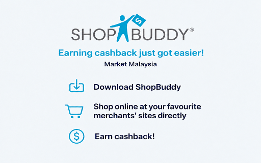 ShopBuddy for Malaysia - Earn Cashback Shopping screenshot
