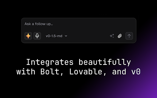 Vibesuite: Add-ons for Lovable.dev, Bolt.new, v0.app, and Figma Make screenshot