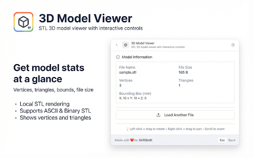 STL Viewer screenshot