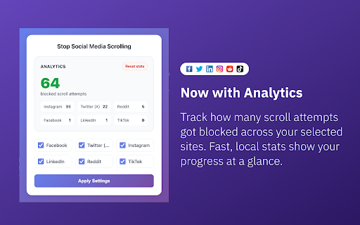 Stop Social Media Scrolling screenshot