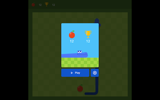 Doodle Snake Game Google Chrome Play screenshot