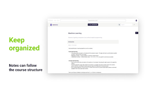 Beastnotes ▪ Take notes for online courses screenshot