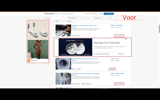 Cleanplaats - Marktplaats zonder spam screenshot