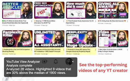 WordsAtScale YouTube Spy screenshot
