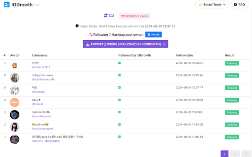 IG Growth - Best Organic Growth & Auto Follow Tool for IG screenshot