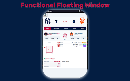 MLB Scoreboard screenshot