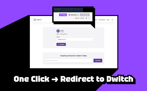 Twitch VOD Downloader - Dwitch screenshot