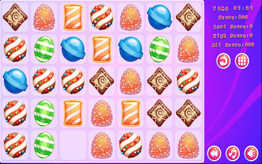 Candy Super Lines - Html5 Game screenshot