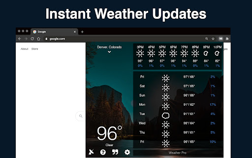 Weather screenshot