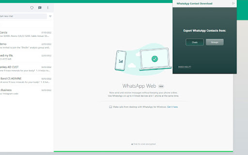 Contact Saver for WhatsApp™ screenshot