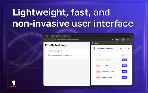 Proofly - Private AI Writing, Proofreading & Grammar Assistant screenshot