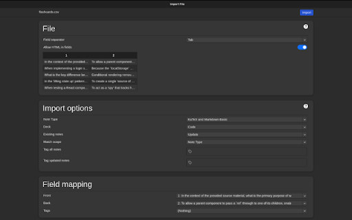 AnkiNLM screenshot