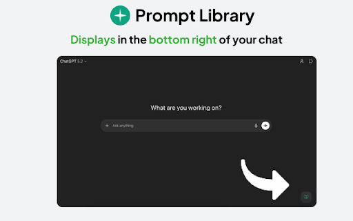 ChatGPT Folders - Prompt History & Export screenshot