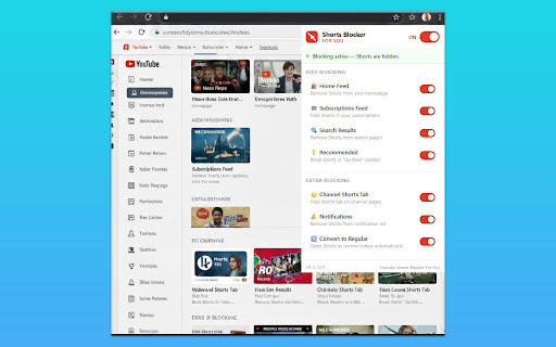 Youtube Shorts Blocker For You screenshot