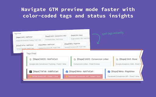 Stape GTM Helper screenshot