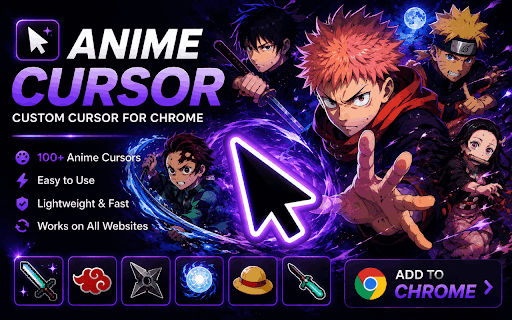 Anime Cursor - Custom Cursor for Chrome™ - All in One Anime Cursors screenshot
