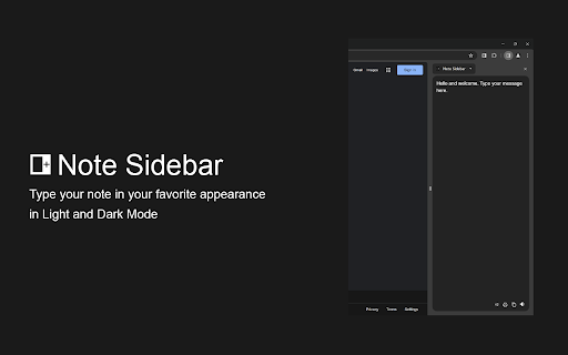 Note Sidebar screenshot