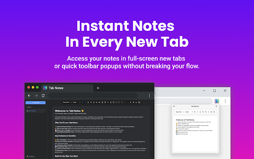 Tab Notes screenshot