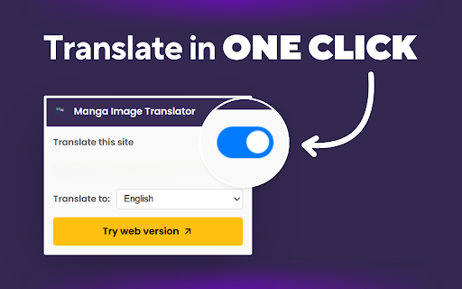 Manga Translator Extension screenshot