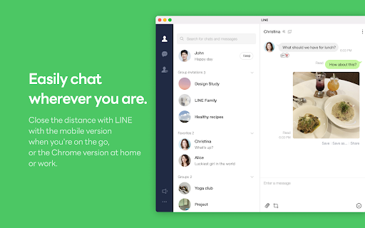 LINE screenshot