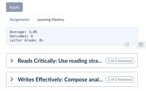 CaMVas (MV Student Canvas Grade Translator) screenshot