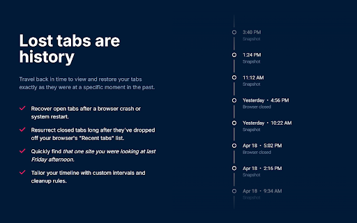 Session Buddy - Tab & Bookmark Manager screenshot