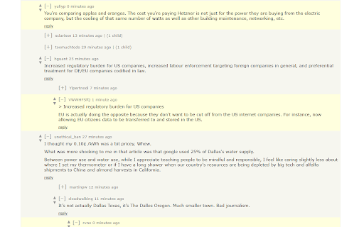 Comments Owl for Hacker News screenshot