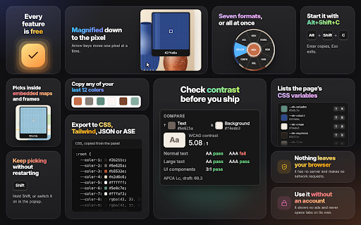 Color Picker & Eyedropper - Pick Any Pixel screenshot