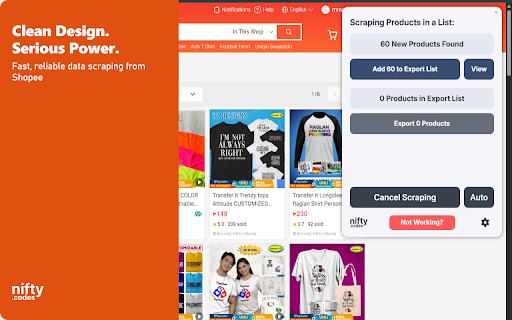 S-Market Scraper: Export Products, Reviews, Stores & More screenshot