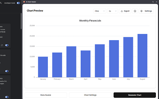 Instant Chart Maker by AI Muse (Beta) screenshot