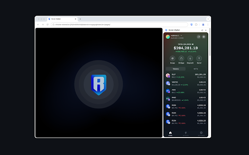 Ronin Wallet screenshot