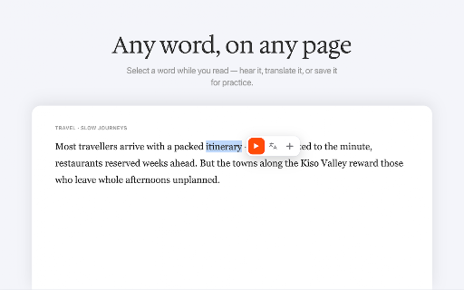 Speakerly: Read Aloud & Vocabulary Builder screenshot
