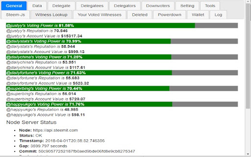 Steem Tools screenshot