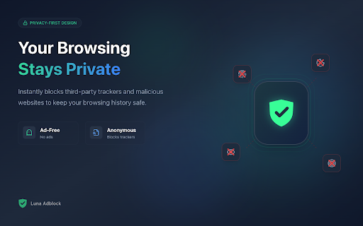 Luna Adblock for Youtube & Websites screenshot