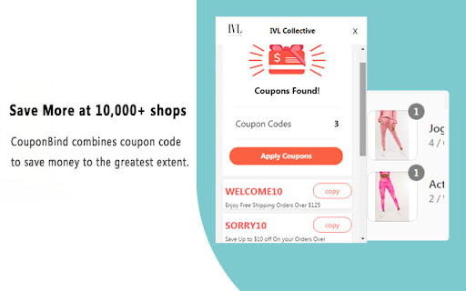 CouponBind - Automatic Coupon Finder screenshot