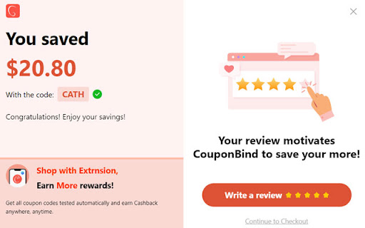 CouponBind - Automatic Coupon Finder screenshot