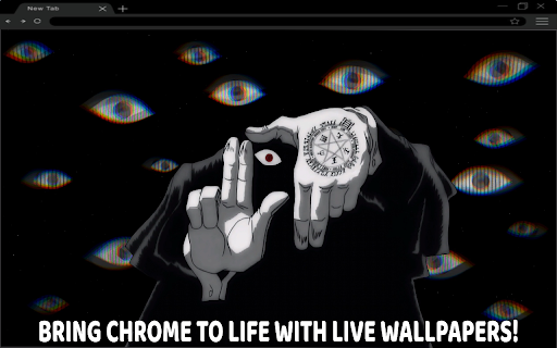 Alucard Dark Magic Hellsing Live Wallpaper screenshot