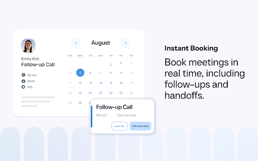 Calendly Browser Extension screenshot