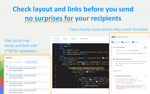 Html2Email: HTML editor and Inserter for Gmail & Yahoo Mail screenshot