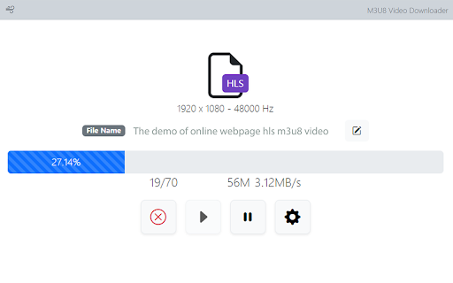 FetchV - Video Downloader for m3u8 & hls screenshot