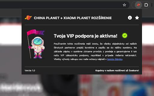 China Planet: VIP podpora pre vaše nákupy z Číny screenshot