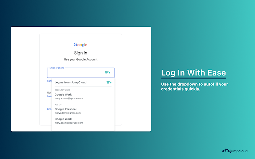 JumpCloud Password Manager screenshot