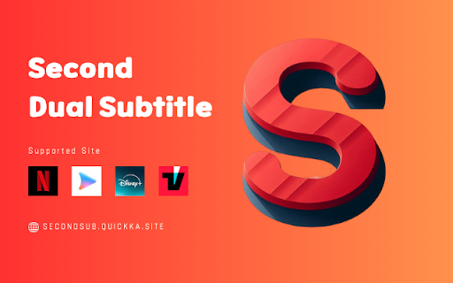 SecondSub - Dual Subtitles for Netflix, Disney+, Coupang Play and TVING screenshot