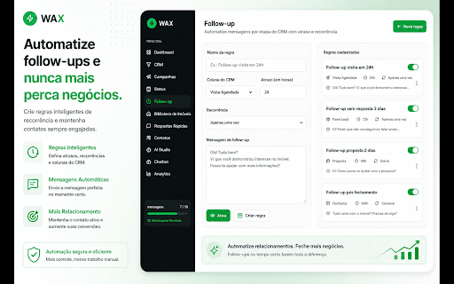 WAX - Your Sales Assistant for WhatsApp Web screenshot
