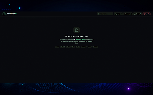 RecallFlow AI screenshot