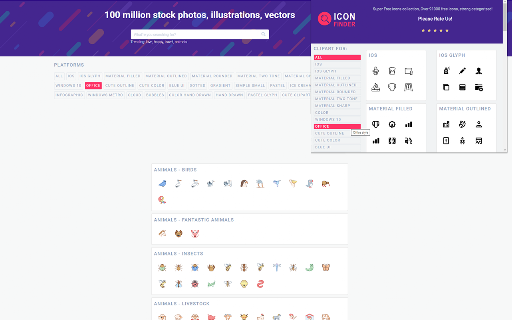 Icon Finder screenshot