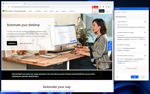 Microsoft Power Automate screenshot