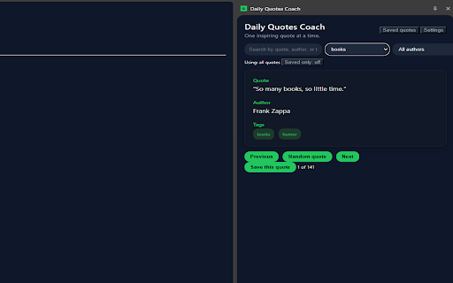 Daily Quotes Coach screenshot