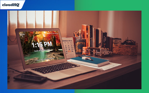 Good Morning - New Tab by cloudHQ screenshot